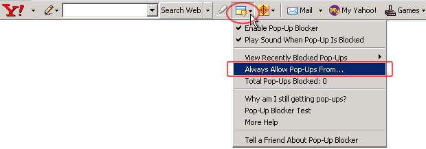 Troende Autonomi skandaløse Toolbar Pop-up Blocker Settings